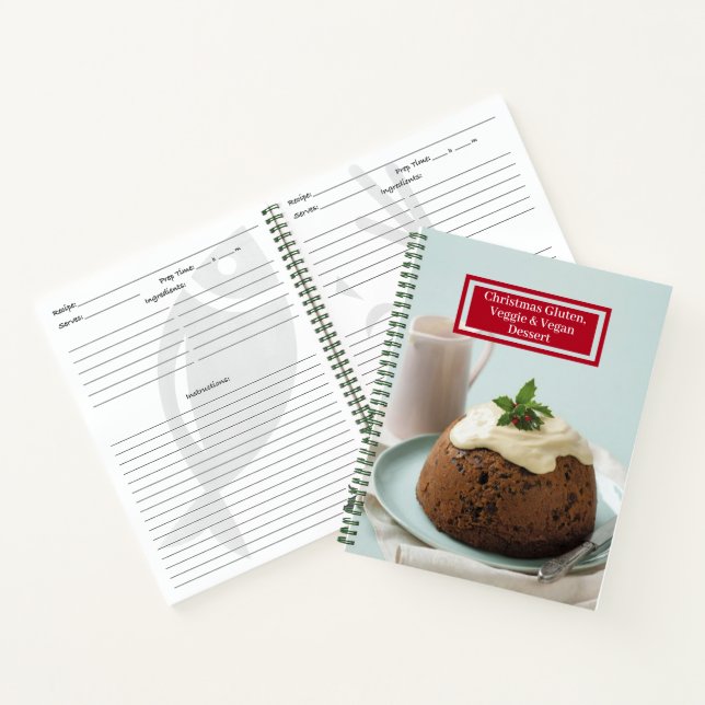 Recipe Notebook - Gluten, Veggie + Vegan Desserts (Inside)
