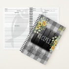 Recipe organiser cookbook farmhouse kitchen rustic