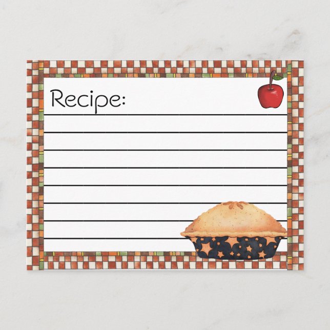 Recipe Post Cards (Front)
