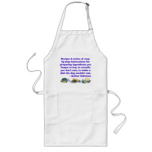 Recipe Quote Long Apron