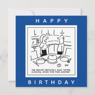 Recipe Said Stand After Cooking Cartoon Card