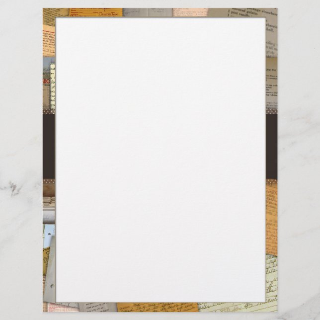 Recipe stationery (Front)