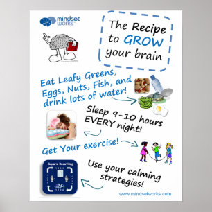 Recipe to Grow Your Brain poster for Brainology®