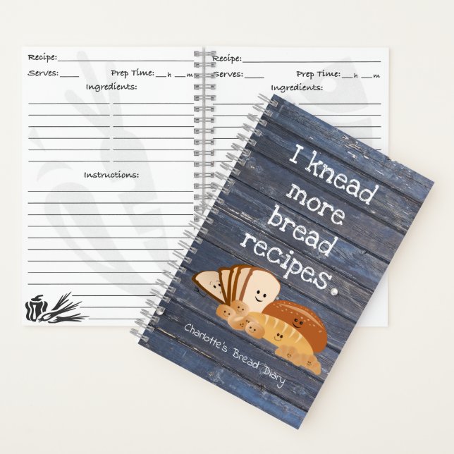 Recipes for Bread Spiral Notebook (Inside)