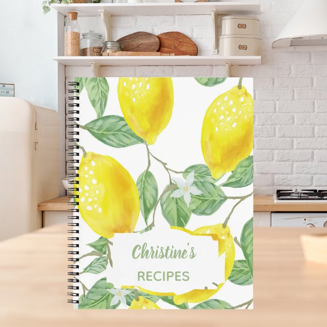Recipes lemons cookbook notebook (Creator Uploaded)