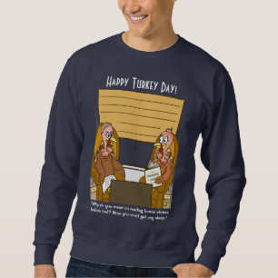 Recipes Men's Navy-Blue Sweatshirt