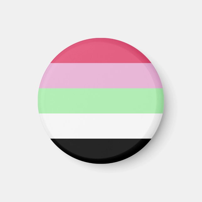 Recipromantic Pride Flag Magnet (Front)