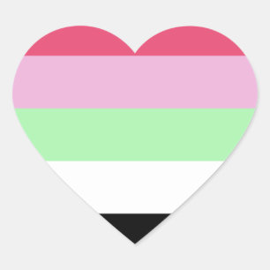 Recipromantic Pride Heart Sticker