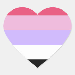 Reciprosexual Pride Heart Sticker