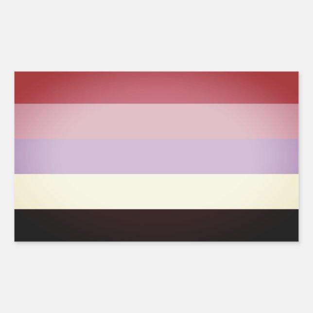 Reciprosexual Pride Rectangular Sticker (Front)