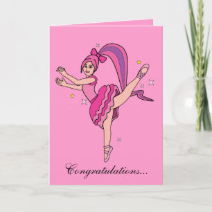 Recital Congratulations with Rose! Card