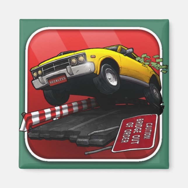Reckless Getaway Magnet (Front)