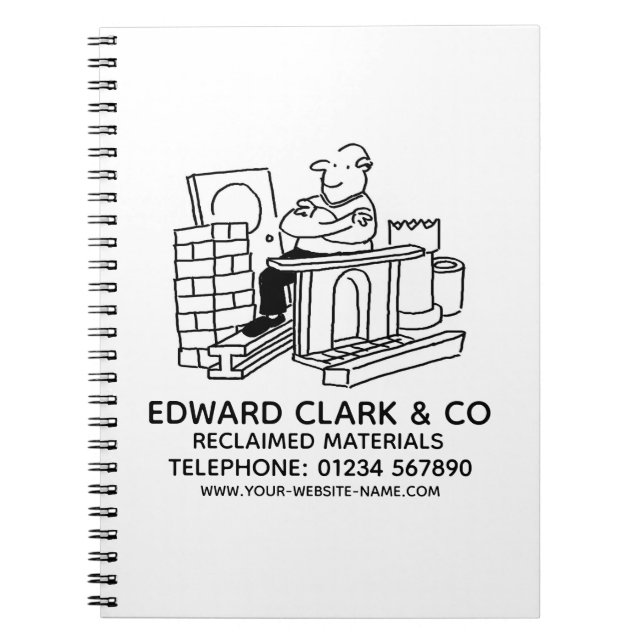 Reclaimed Materials Salvage Yard Notebook (Front)
