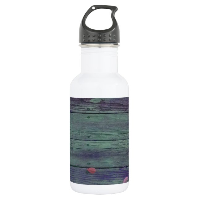 Reclaimed Wood Planks 532 Ml Water Bottle (Front)