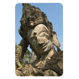 Reclining Buddha ... Nong Khai, Isan, Thailand Magnet