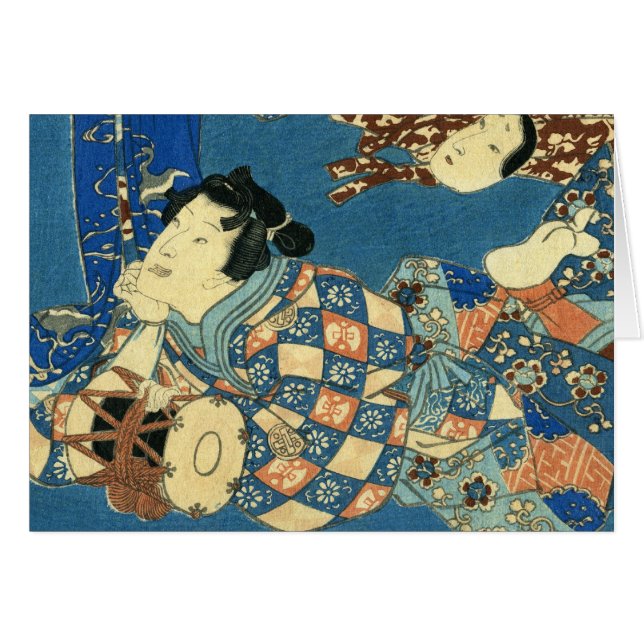 Reclining Geisha (Front Horizontal)