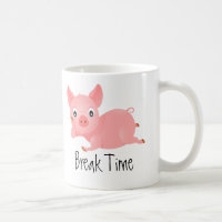Reclining Pig Break Time