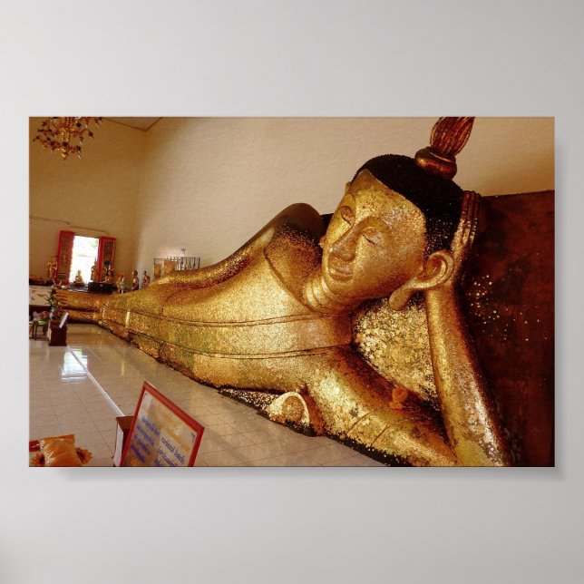 Reclining Rayong Buddha Poster (Front)