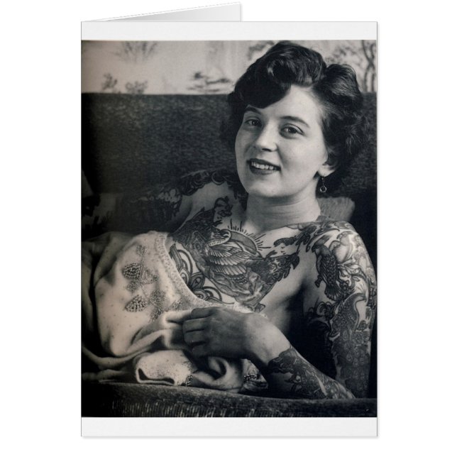 Reclining Tattooed Lady (Front)