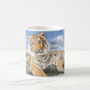 Reclining Tiger Coffee Mug