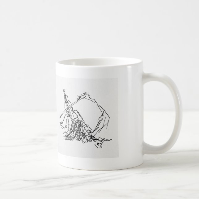 Reclining Violinist Mug (Right)