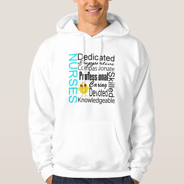 Recognise a Nurse:  Nurses Recognition Collage Hoodie (Front)