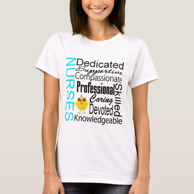 Recognise a Nurse:  Nurses Recognition Collage T-Shirt (Front)