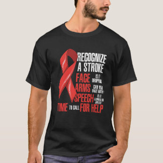 Recognise A Stroke Awareness Month T-Shirt