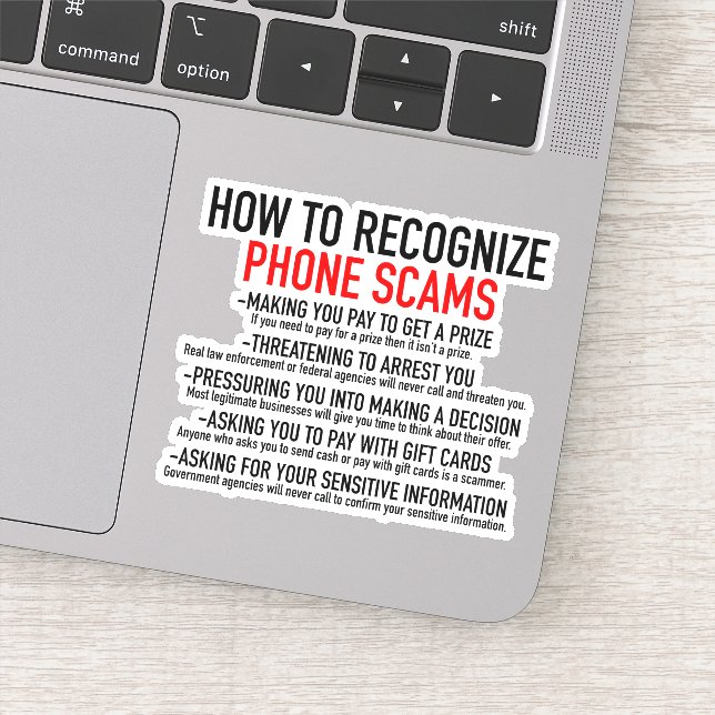 Recognise Phone Scams - Scam Prevention List (Detail)