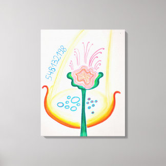 Recognise the flowers of your life canvas print