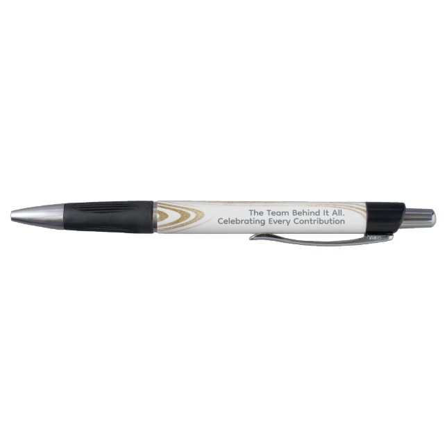 Recognition Event Pen | Custom Logo Gold Accent (Bottom)