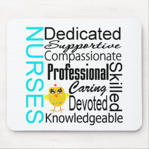 Recognize a Nurse: Nurses Recognition Collage Mouse Mat