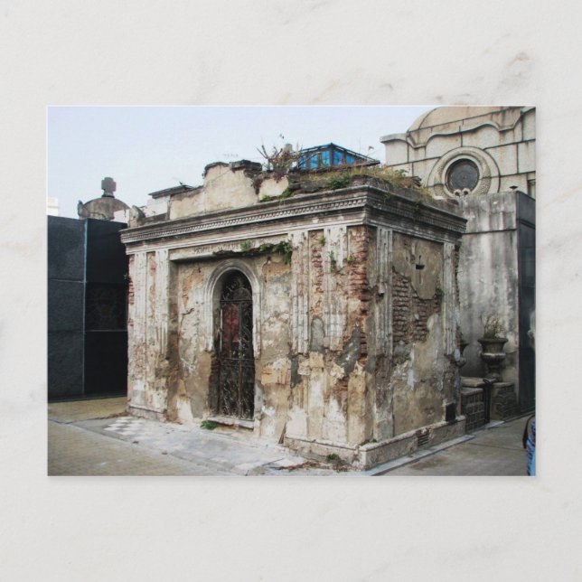 Recoleta Cemetery, Buenos Aires, Argentina Postcard (Front)