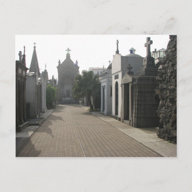 Recoleta Cemetery, Buenos Aires, Argentina Postcard (Front)