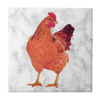 Recoleta Chicken L - Small Ceramic Tile