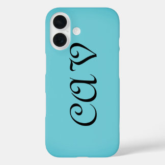 Recoleta Cornflower Blue  iPhone 16 Case