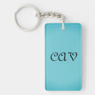Recoleta Cornflower Blue  Key Ring