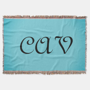 Recoleta Cornflower Blue Throw Blanket
