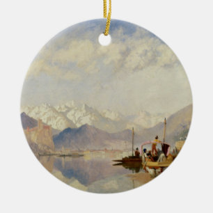 Recollections of the Lago Maggiore, Market Day at Ceramic Tree Decoration