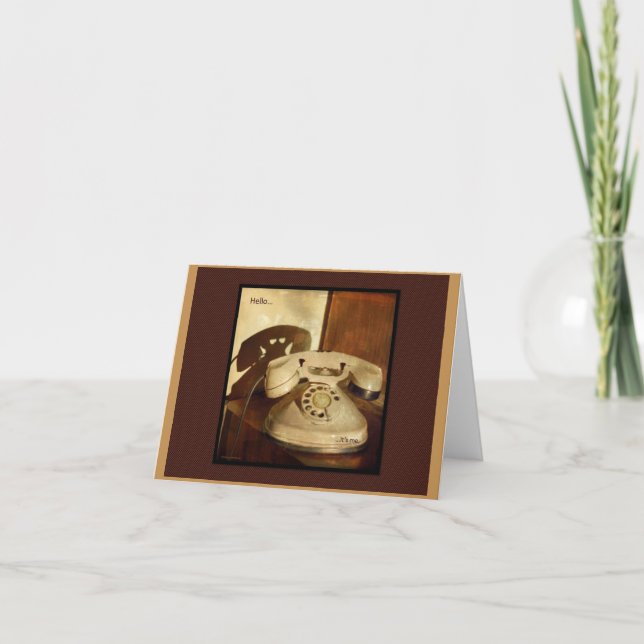 Reconciliation or Closure: Hello...It's Me. Blank Card (Front)