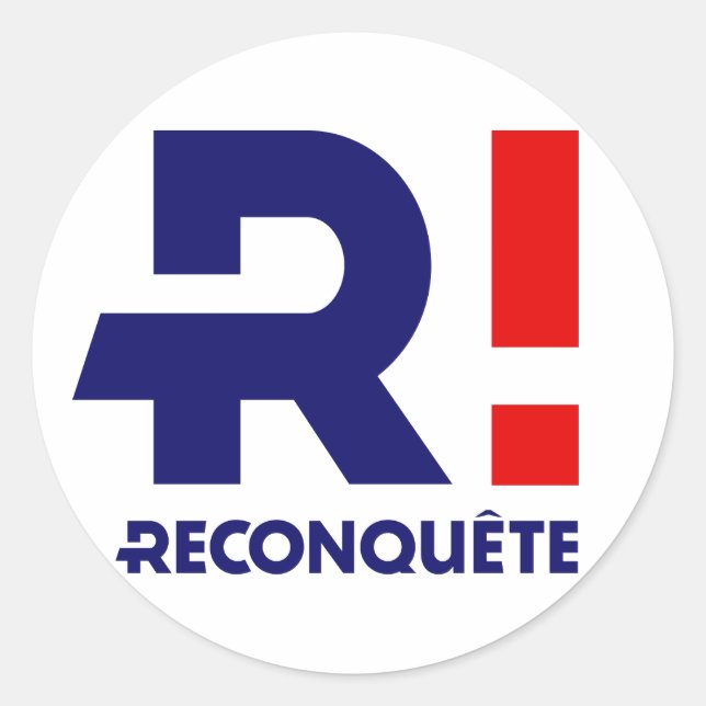 Reconquête Classic Round Sticker (Front)