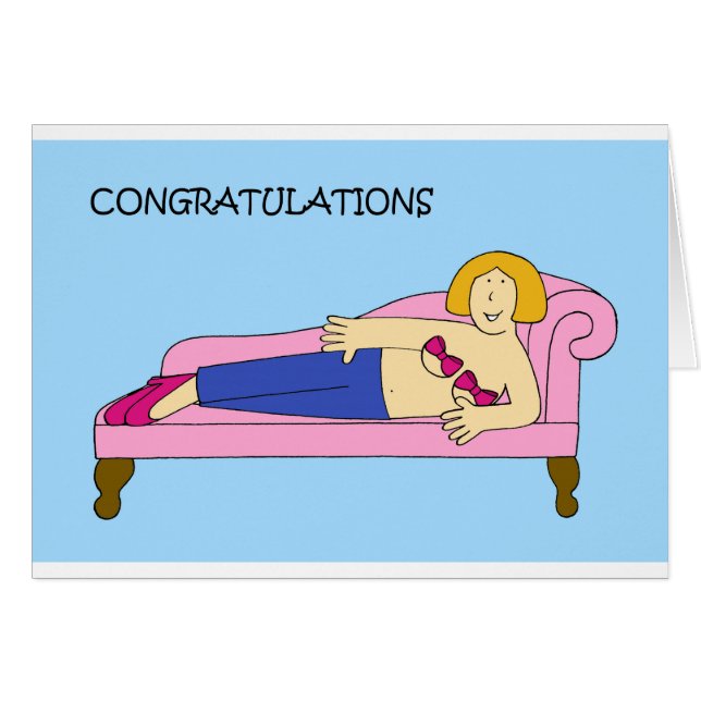 Reconstruction Congratulations Cartoon Lady (Front Horizontal)