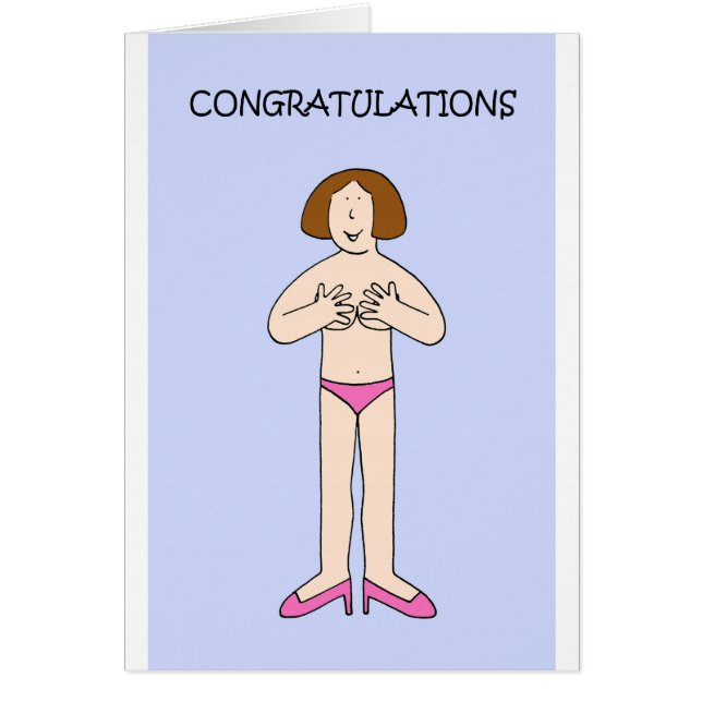 Reconstruction Congratulations Cartoon Lady (Front)