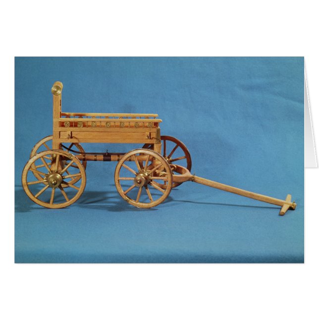 Reconstruction of a chariot found (Front Horizontal)