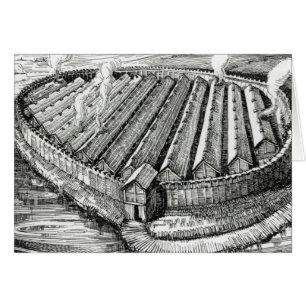 Reconstruction of an Iron Age village at Biskupin