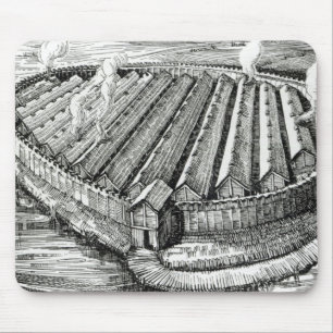 Reconstruction of an Iron Age village at Biskupin Mouse Mat