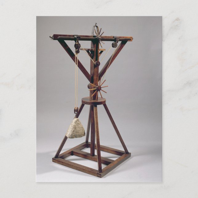 Reconstruction of da Vinci's design Postcard (Front)