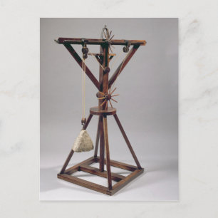 Reconstruction of da Vinci's design Postcard