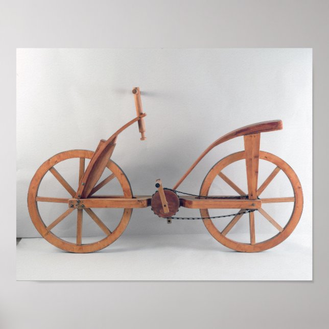 Reconstruction of da Vinci's design Poster (Front)