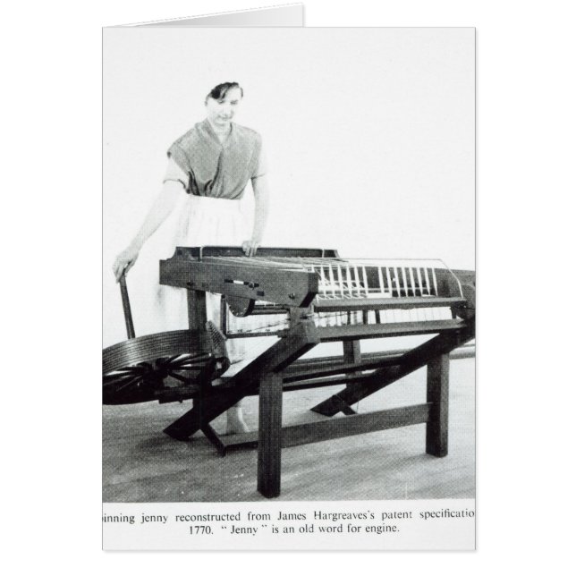 Reconstruction of Hargreaves's 'Spinning Jenny' (Front)